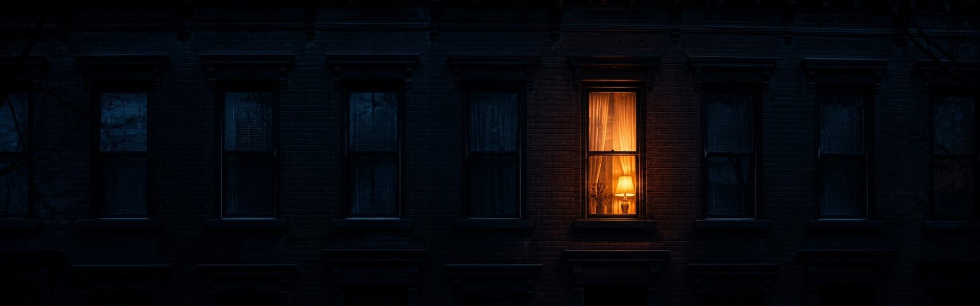 Dallas & Allegra still: a lit window